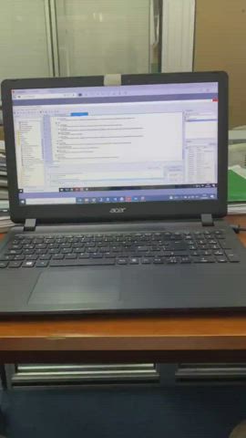 Alone in the office