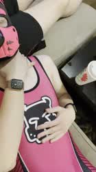 Puppy got a new singlet. He is so hot in it that I can’t stop touching and teasing