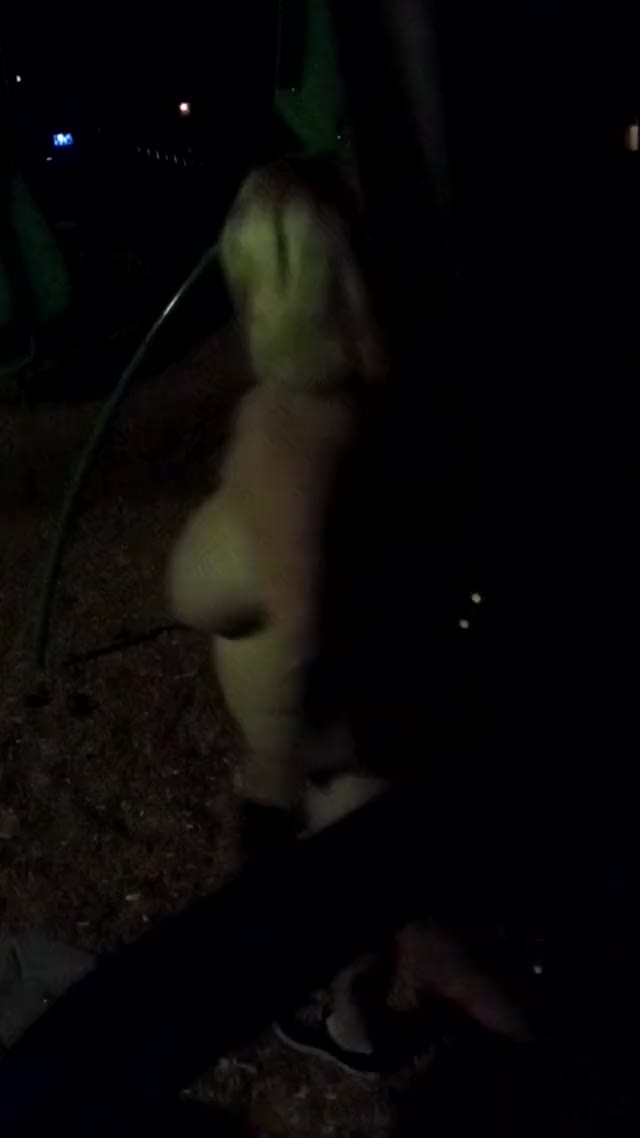 Naked Big Titty BBW blows me at playground