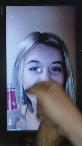 cumshot teen tribbing tribute gif