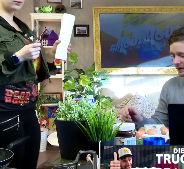 #MoinMoin mit Nasti & Marco Nutella-Zimtröllchen, die Bohnenprinzessin, Fun-Werbung