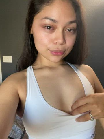 Come kiss all over my tiny tits