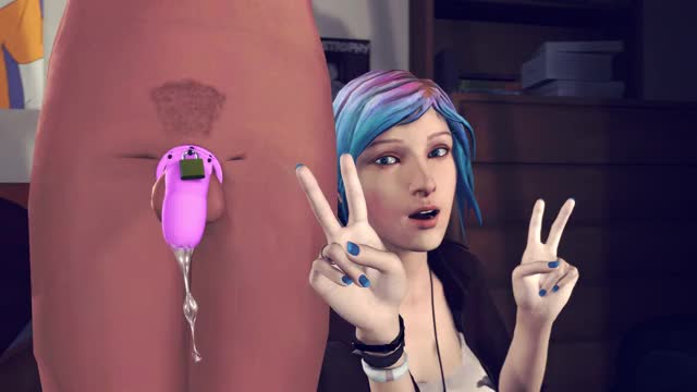 3d animation chastity femdom humiliation gif