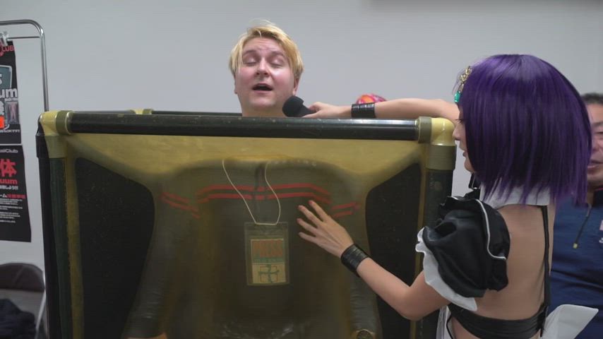 convention cosplay latex gif