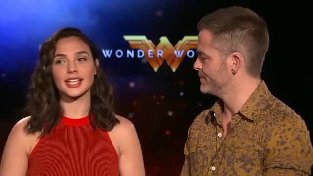 Gal Gadot high five