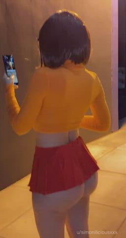 Velma needs to bend over and find her glasses