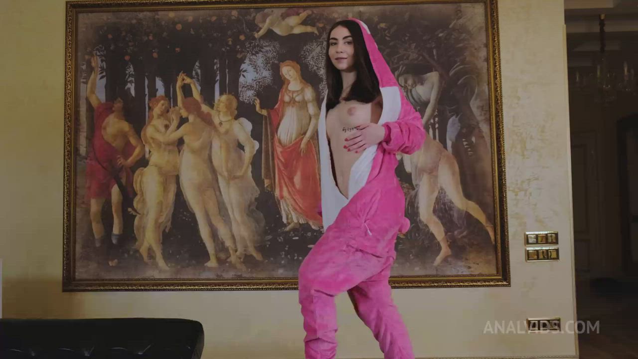 Two hot Teen Bitches Play A Game And Smoothly Switch To Hardcore Fucking. Anal fisting