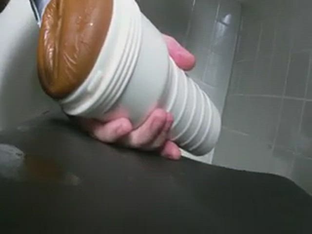 Amateur Cock Cum Fleshlight Thick Cock gif