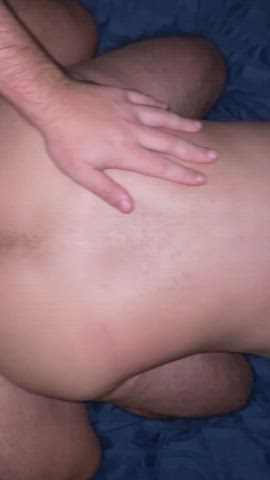amateur bareback breeding gay top gif
