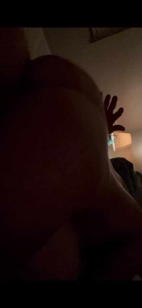 ass real couple riding she-fucks-him gif
