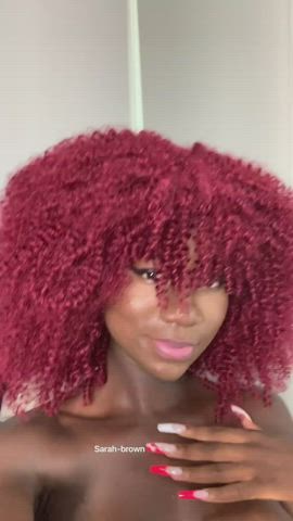 Afro Cute Ebony Tits Porn GIF by sarah-brown