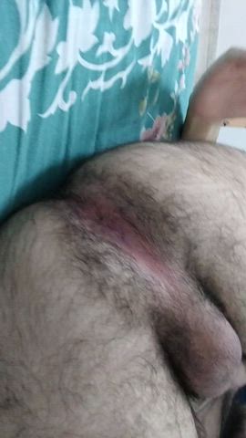 Spanking my furry butt for daddy (21)