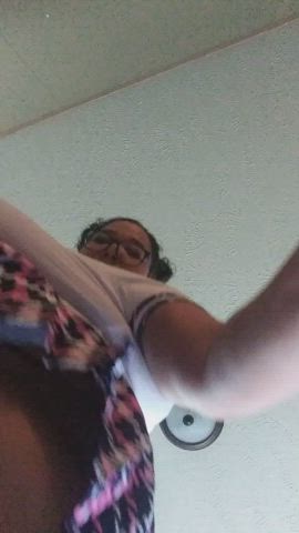 College school slut, upskirt pussy flash <3