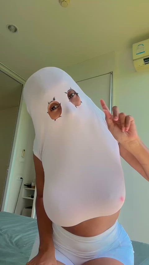 big tits boobs ghost nipples huge tits gif