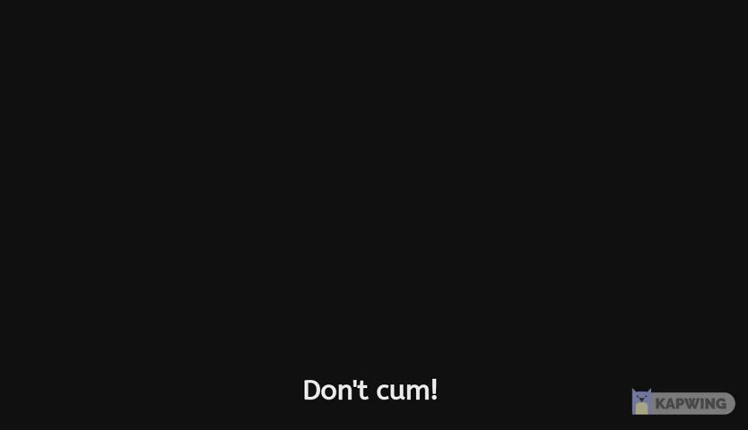 If you managed not to cum, you would've get two weeks of freedom from chastity!