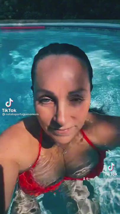 Big Tits MILF Mature gif
