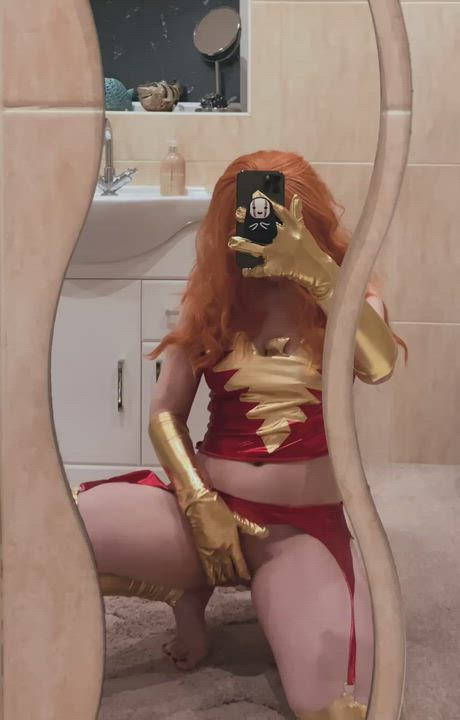 Gamer Girl Nerd Redhead gif
