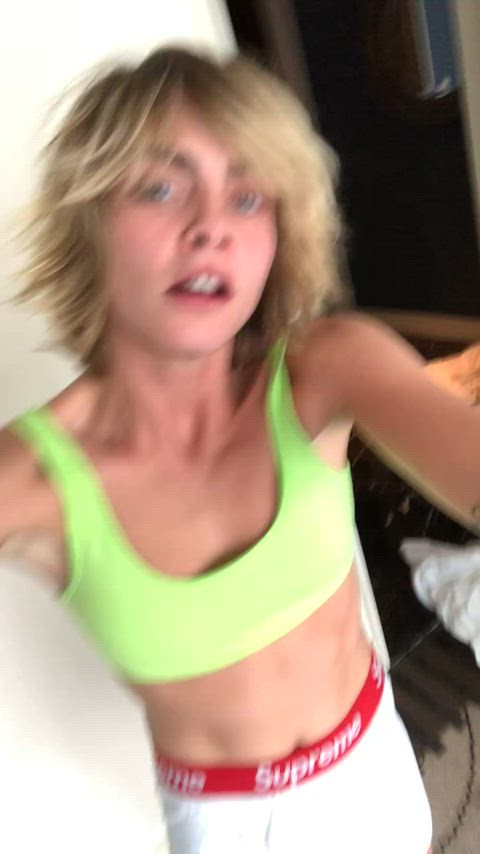 ashley benson boobs celebrity naked tits topless gif