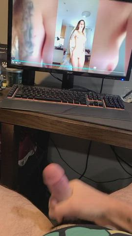 Cum Solo Tribute gif