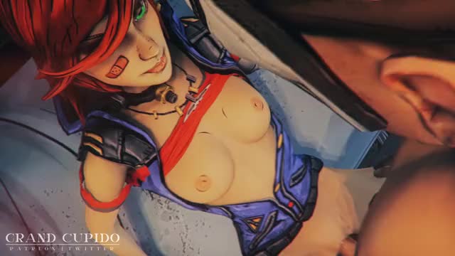 Teen Gaige rough sex with outlaw Mechromancer