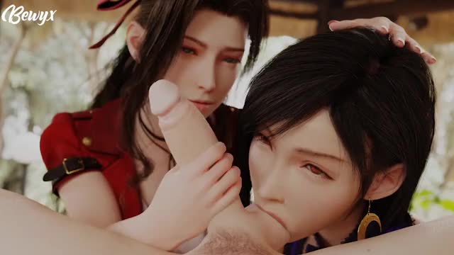 432220 - 3D Aeris_Gainsborough Animated Blender Final_Fantasy_(series) Final_Fantasy_VII_Remake