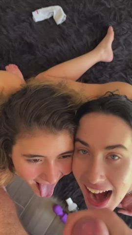 Twice the fun but half the cum :(