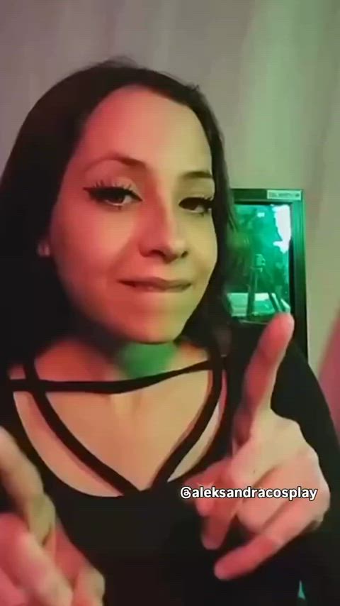 latina long tongue mexican tongue tongue fetish gif