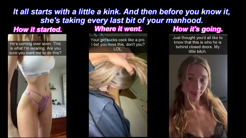 caption cuckold femdom humiliation gif