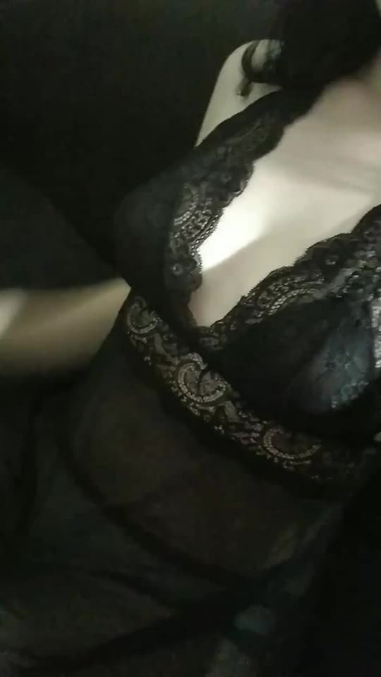 My tits in a black lace <3