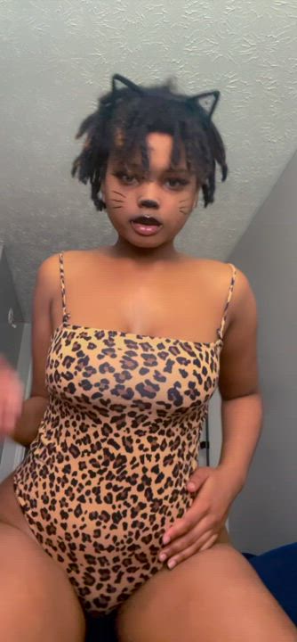 Big Tits Ebony Nipple gif
