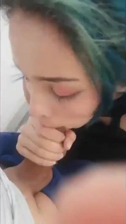 Amateur Blowjob gif