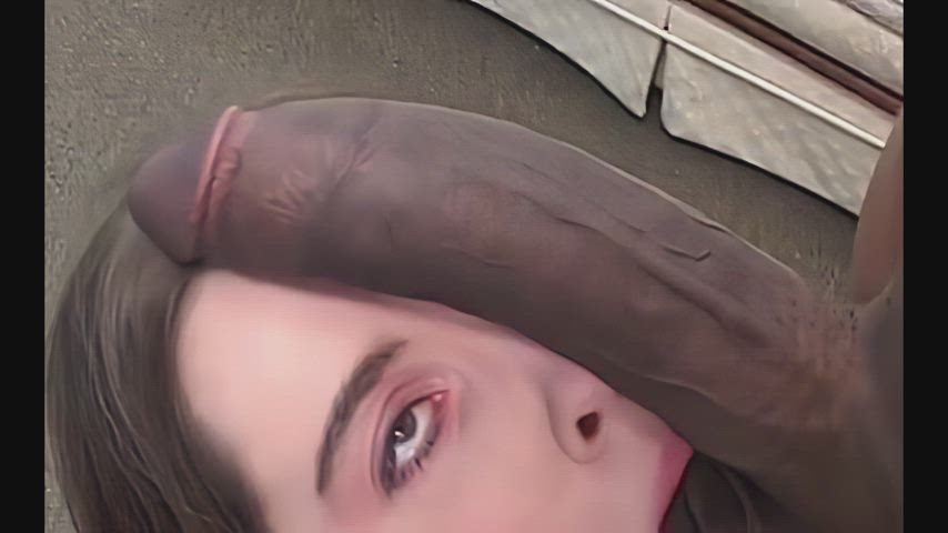 bbc ball worship balls sucking big balls big dick interracial pov gif