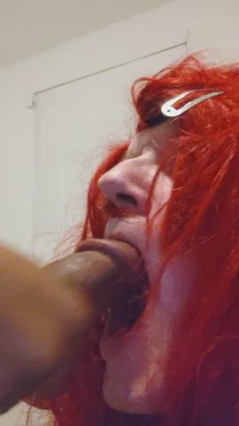 Cumshot Sissy Swallowing gif