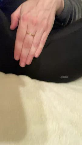would you touch my pussy through the wet leggings?