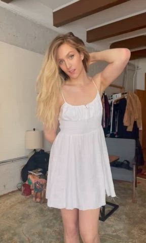 blonde cute girl dick girlcock t-girl tgirl trans trans girls transgender trap gif