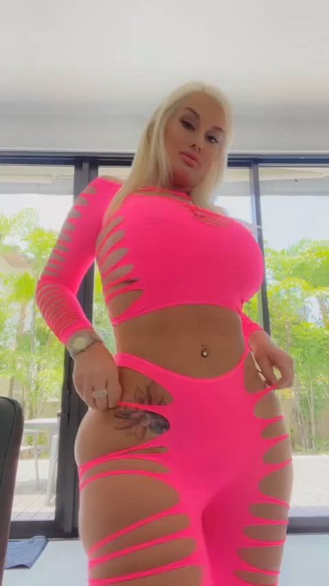 big ass big tits blonde booty julie cash milf pawg pornstar solo thick gif