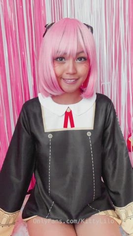 anime asian cosplay girlfriend petite skinny small nipples small tits tiny gif