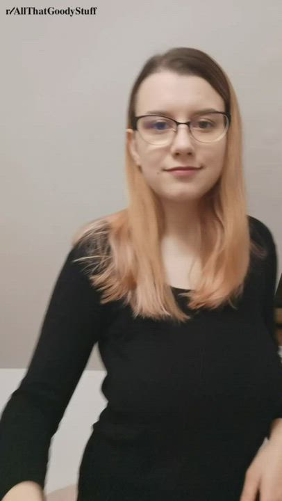 Natural Tits Titty Drop gif