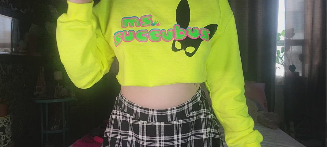 Smoking Tattoo Seduction Schoolgirl Skirt Porn GIF