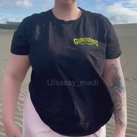 big tits boobs huge tits tease teasing thick bigger-than-you-thought gif