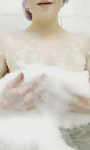 getting my tits squeaky clean so they can get dirty again later! [reveal]