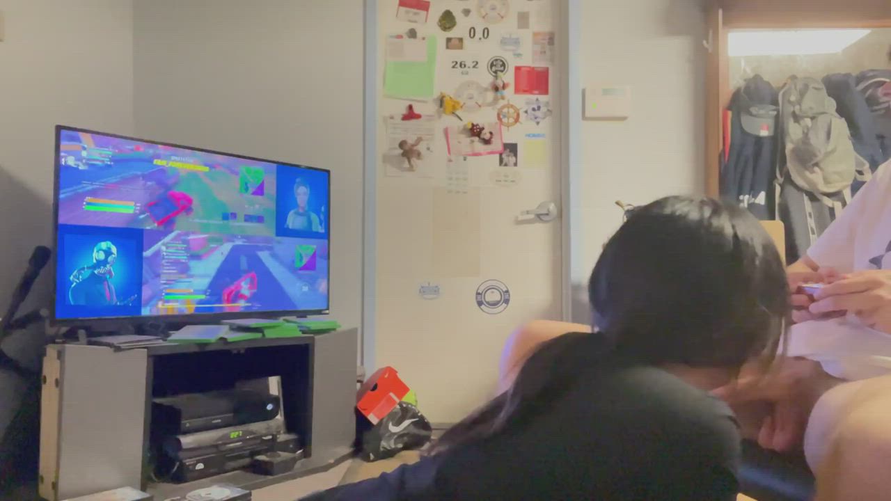 Play Fortnite? Watch me suck to get Daddy's Slurp Juice.