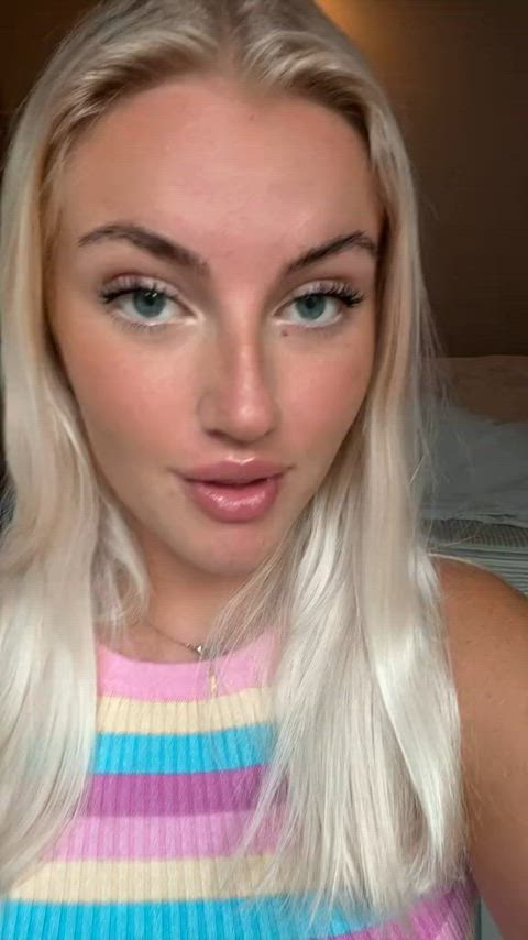 blonde blowjob edging joi submissive tease teen tiktok r/redgifsverified r/tiktits