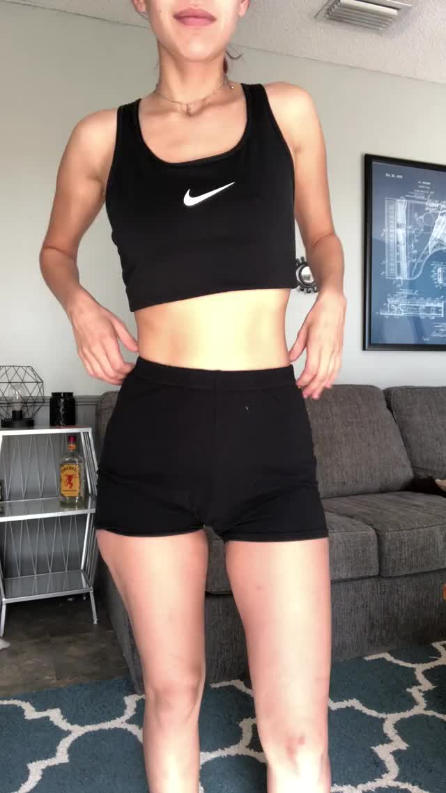 Was dying to get naked after that group hot yoga class [DROP]