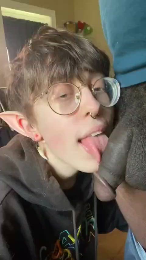 bbc erection kissing gif