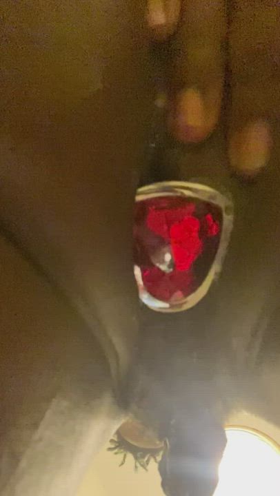 Big Ass Butt Plug Ebony gif