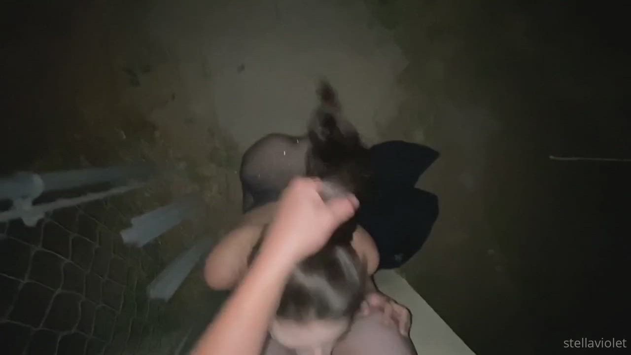 Stella Violet Sucking Cock