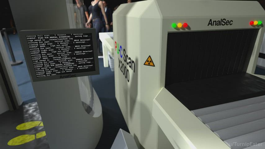 BodyScanAI: AnalSec's cutting-edge body scanning technology - Animation by TurnipEater,