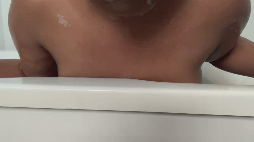 Bathtub Big Tits Huge Tits Jiggling gif