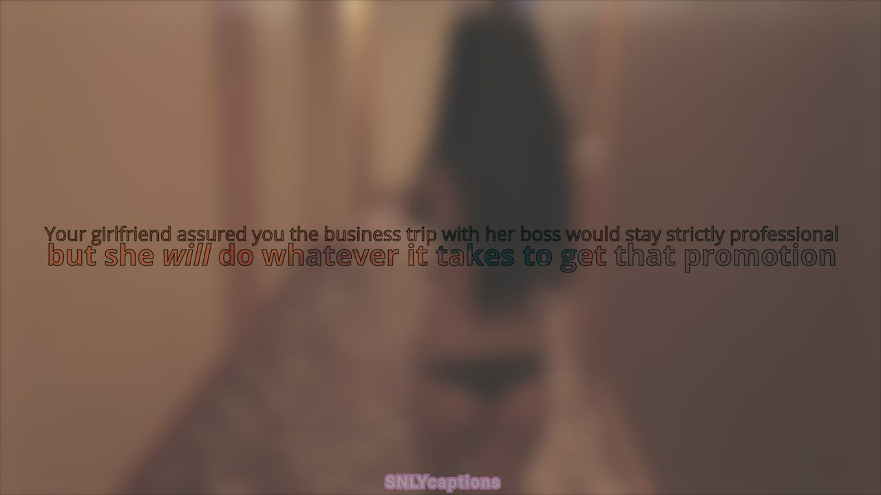 Caption Cheating Cuckold Girlfriend Hotwife PMV gif